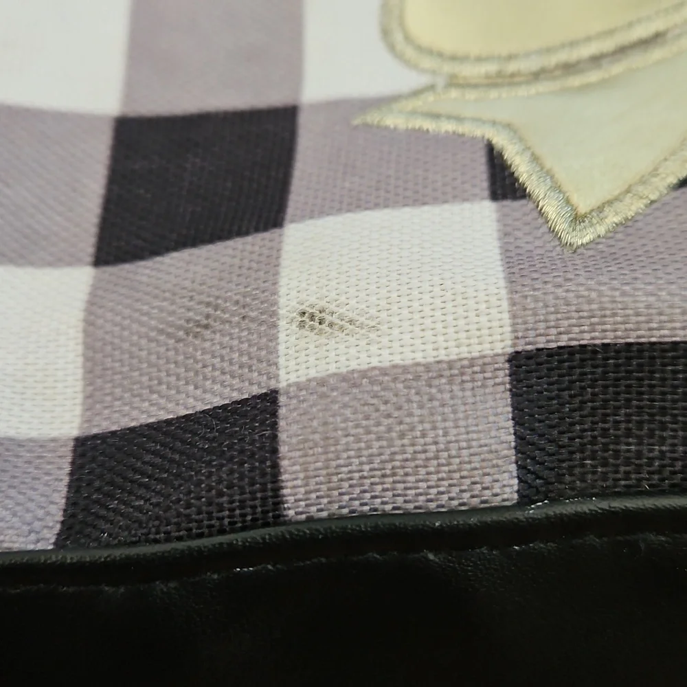 Hello Kitty Black and White Gingham Tote